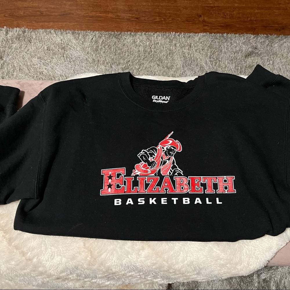Elizabeth HS basketball team sweater